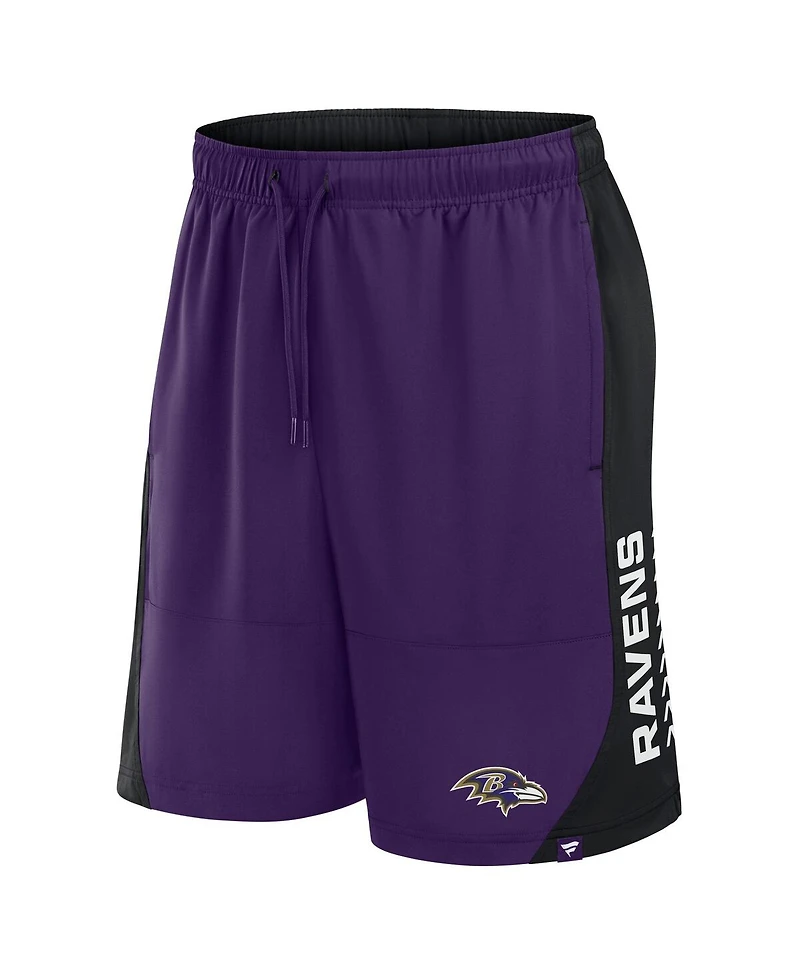 Fanatics Men's Purple Baltimore Ravens No Defense Shorts