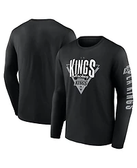 Fanatics Men's Black Los Angeles Kings Headline Long Sleeve T-Shirt