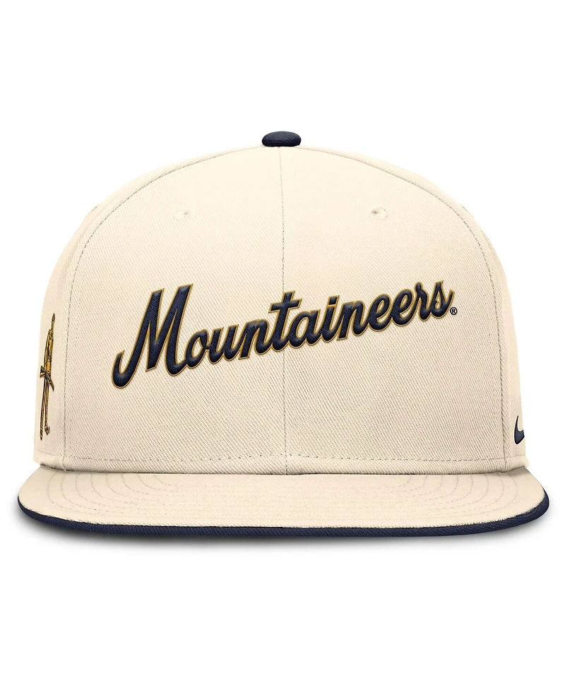 Nike Men's Natural West Virginia Mountaineers Primetime True Performance Fitted Hat