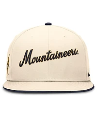 Nike Men's Natural West Virginia Mountaineers Primetime True Performance Fitted Hat