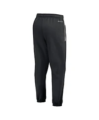 Nike Men's Black West Virginia Mountaineers Basketball Travel Fleece Performance Pants