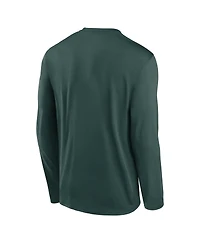 Nike Men's Green Michigan State Spartans Prime TimeAlternate Logo Legend Long Sleeve T-Shirt
