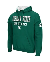 Colosseum Men's Green Michigan State Spartans Sunrise Pullover Hoodie
