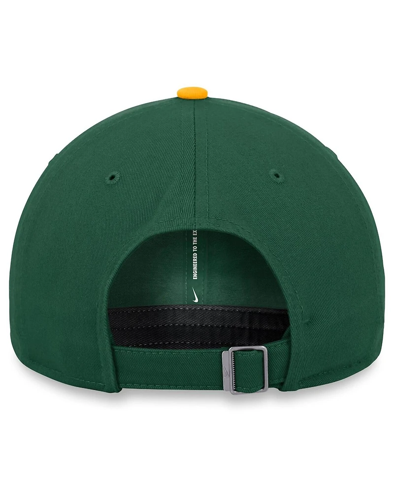 Nike Men's Green/Gold Athletics Club Adjustable Hat