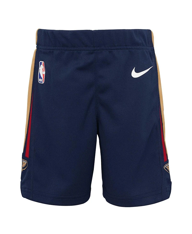 Nike Preschool Navy New Orleans Pelicans Icon Replica Shorts