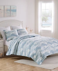 Greenland Home Fashions Dover Reversible Matelasse -Pc. Coverlet Set