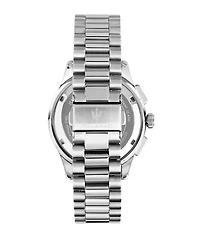 Maserati Men's Chronograph Stainless Steel and Black Leather Interchangeable Watch Set, 42mm