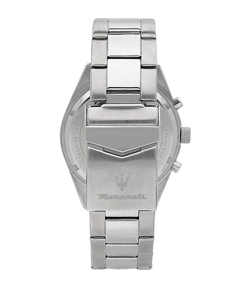 Maserati Men's Multifunction Stainless Steel Metal Band Watch, 43mm