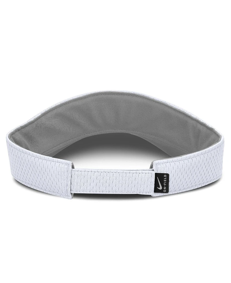 Nike Men's and Women's White Texas Longhorns 2025 Dugout Softball Ace Performance Adjustable Visor Hat