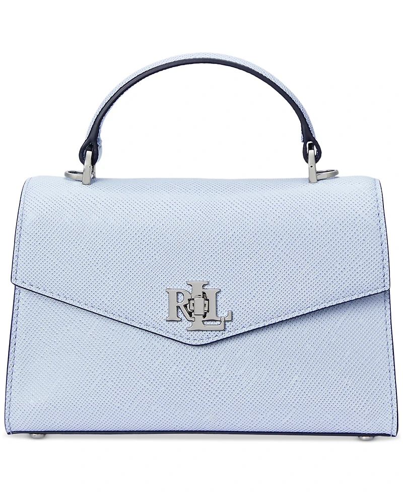 Lauren Ralph Lauren Farrah Textured Leather Satchel