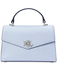 Lauren Ralph Lauren Farrah Textured Leather Satchel