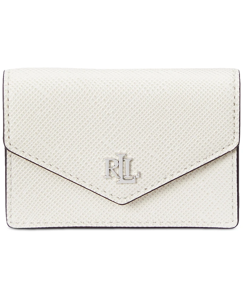 Lauren Ralph Lauren Textured Leather Small Flap Card Case