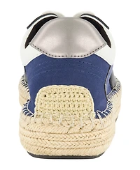 Karl Lagerfeld Paris Men's Lace Up Espadrille Chunky Sole Sneakers