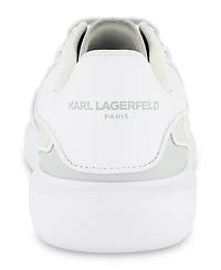 Karl Lagerfeld Paris Men's Side Patch Court Lace Up Sneakers