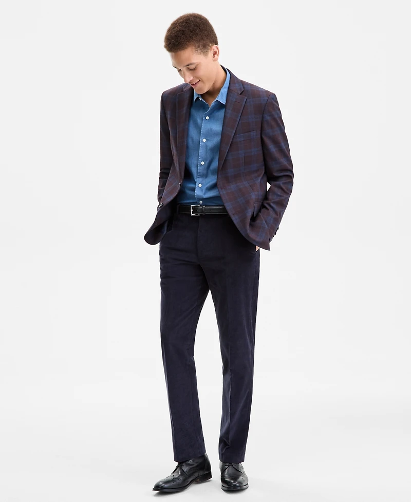 Tommy Hilfiger Men's Modern-Fit Check Sport Coat