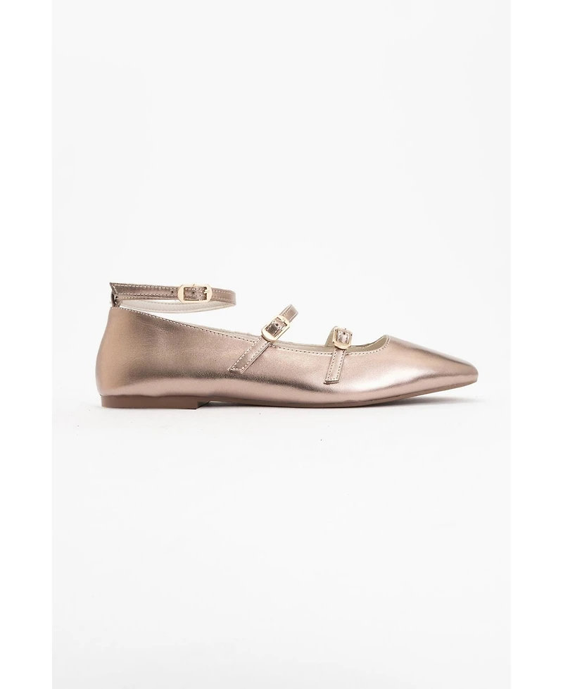 Serena Leather Mary Jane Flats