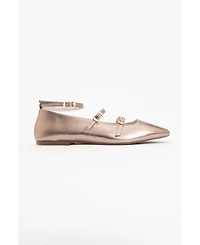 Serena Leather Mary Jane Flats
