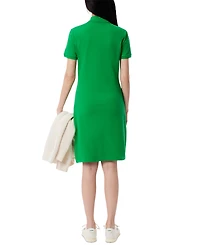 Lacoste Usa Women's Collared Slim-Fit T-Shirt Dress