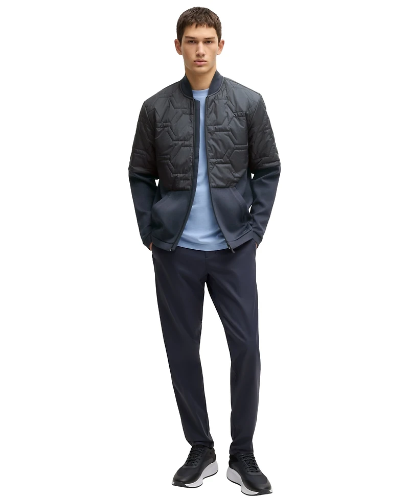 Boss by Hugo Men's Quilted Hybrid Jacket