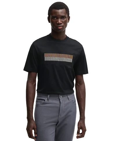 Boss by Hugo Men's Mercerized-Cotton Regular-Fit T-Shirt