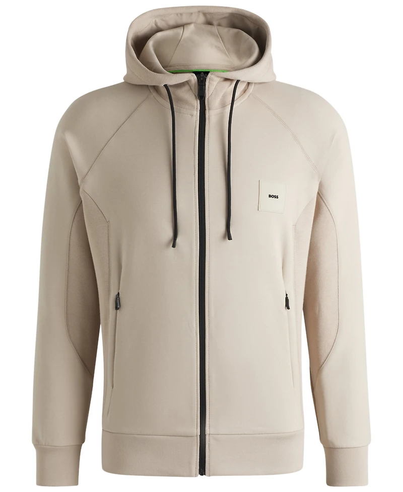 Boss by Hugo Boss Men's Cotton-Blend Zip-Up Hoodie