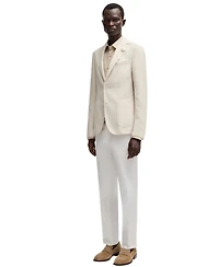 Boss by Hugo Men's Micro-Patterned Fabric Slim-Fit Blazer