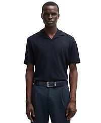 Boss by Hugo Men's Cotton Linen Regular-Fit Polo Shirt