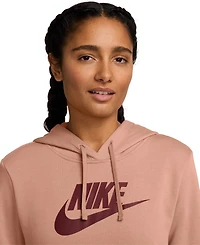 Nike Women's Sportswear Club Fleece Logo Pullover Hoodie