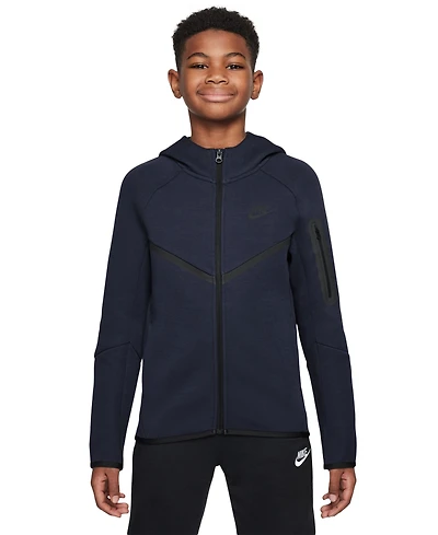 Nike Big Boys Sportswear Full-Zip Tech Fleece Hoodie