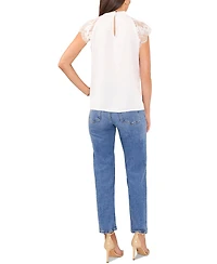 Vince Camuto Women's Lace-Sleeve Top
