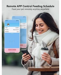 Automatic Dog Feeder with Camera, 7L Pet Feeder with 1080P Hd Video, App Control, 5G WiFi Smart Feeder for Dogs & Cats