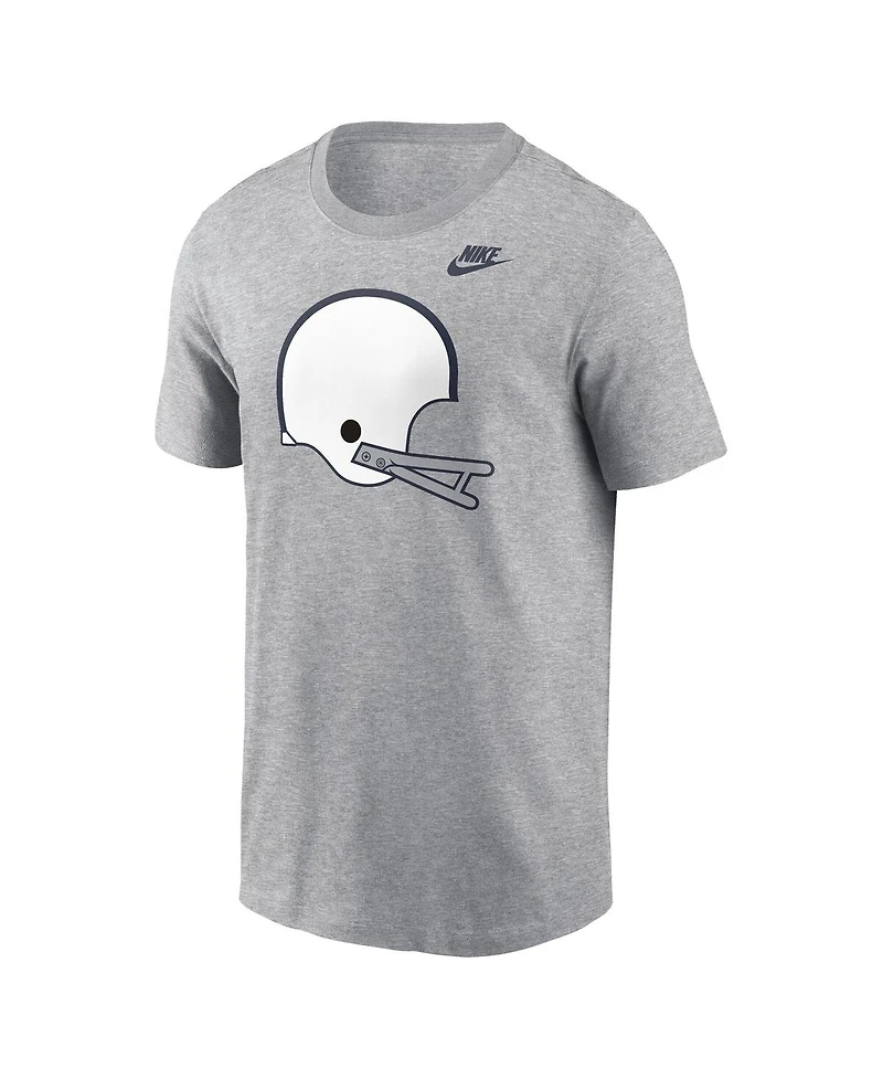 Nike Men's Heather Gray Penn State Nittany Lions Legacy Helmet T-Shirt