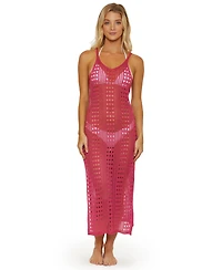 Isabella Rose Women's Tuscany Knit Tank Swim Cover-Up Dress