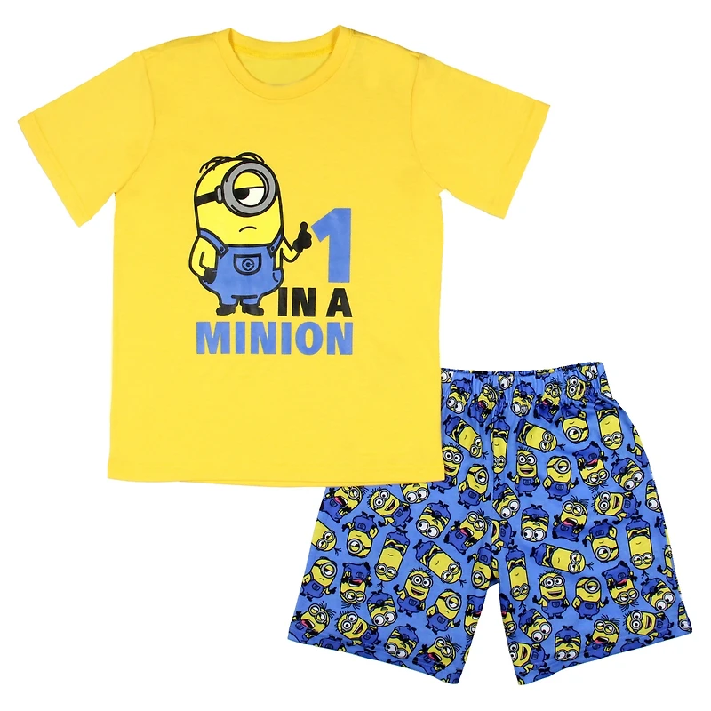 Despicable Me Boys Minions 1 A Minion 2PC Pajama Set