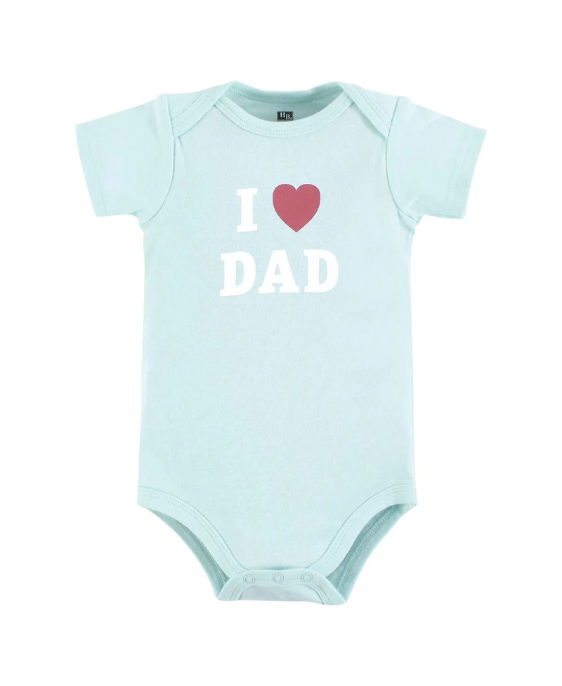 Hudson Baby Girls Essential 5-Piece Cotton Bodysuit Set