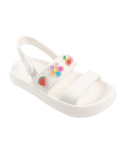 Bebe Little Girls Cute and Comfortable Summer with Charms Sandals