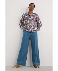 Seasalt Cornwall Women's Watercolor Sketch Top