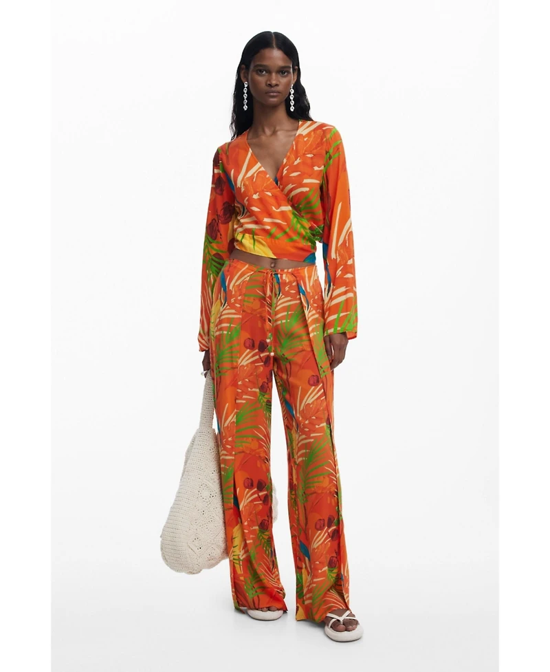 Desigual Women's Wrap long pants