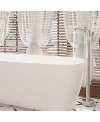 Freestanding Floor Mounted Bathtub Faucet - Anti-Scald, Durable, and Versatile