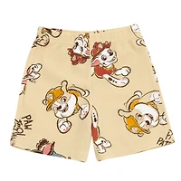 Paw Patrol Little Boys Waffle Knit T-Shirt and Shorts Outfit Set