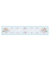 Elrene Rose Cottage Engineered Table Runner, 13" x 70"