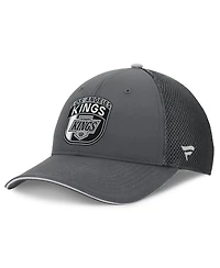 Fanatics Men's Gray Los Angeles Kings Authentic Pro Home Ice Trucker Adjustable Hat
