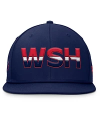Fanatics Men's Navy Washington Capitals Authentic Pro Rink Snapback Hat