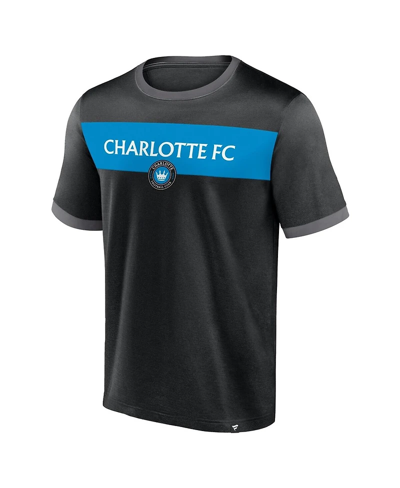 Fanatics Men's Black Charlotte Fc Advantages T-Shirt