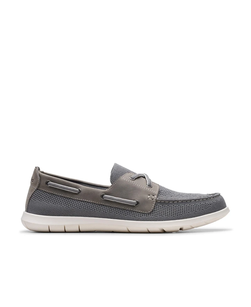 Clarks Men's Flexway Tie Casual Slip On Boat Shoe