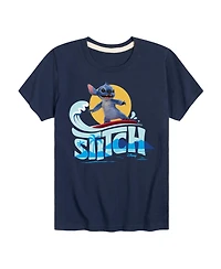 Lilo & Stitch Big Boys Live Action Wave Graphic T-Shirt