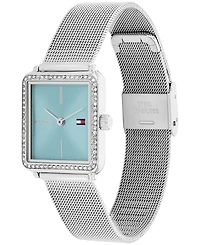 Tommy Hilfiger Women's Quartz Silver-Tone Stainless Steel Bracelet Watch, 21.3mm