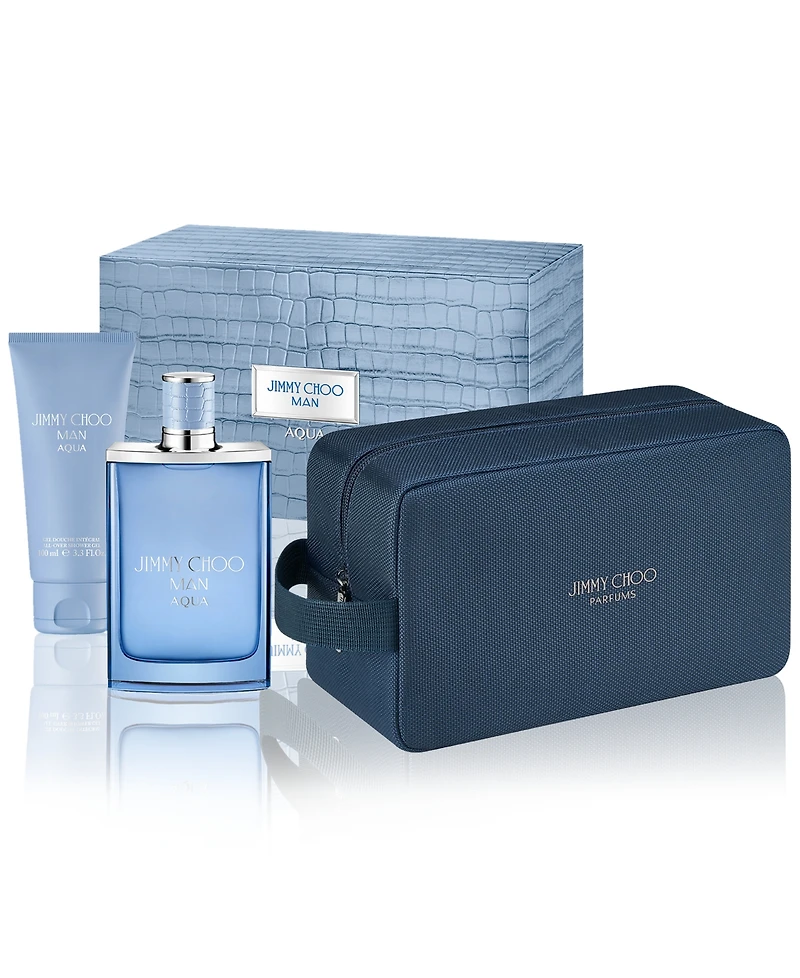 Jimmy Choo Men's 3-Pc. Man Aqua Eau de Toilette Gift Set