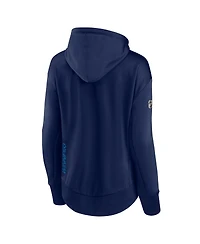 Fanatics Women's Navy Winnipeg Jets Authentic Pro Rink Full-Zip Hoodie