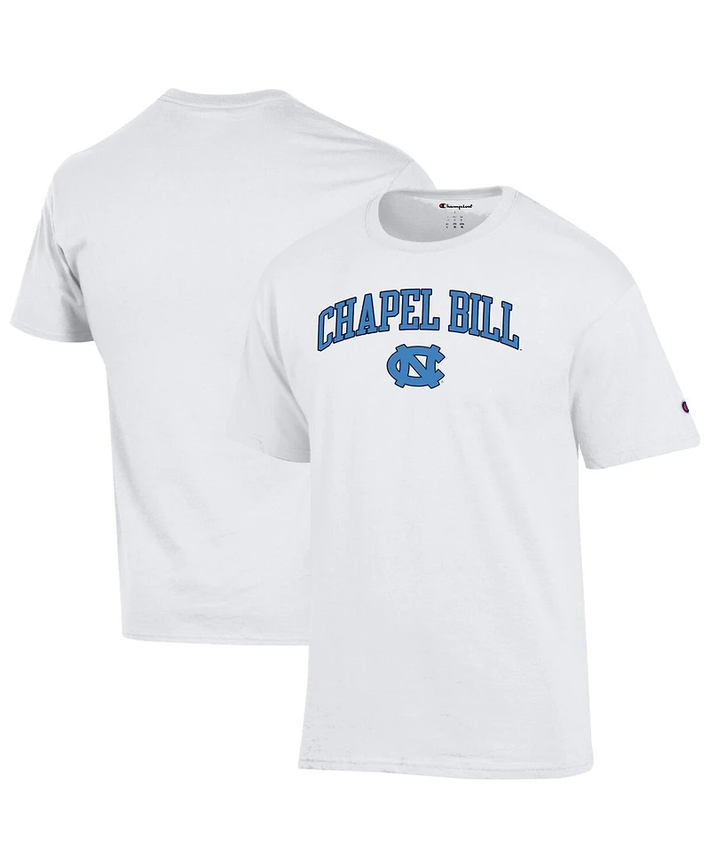 Champion Men's White North Carolina Tar Heels Chapel Bill T-Shirt